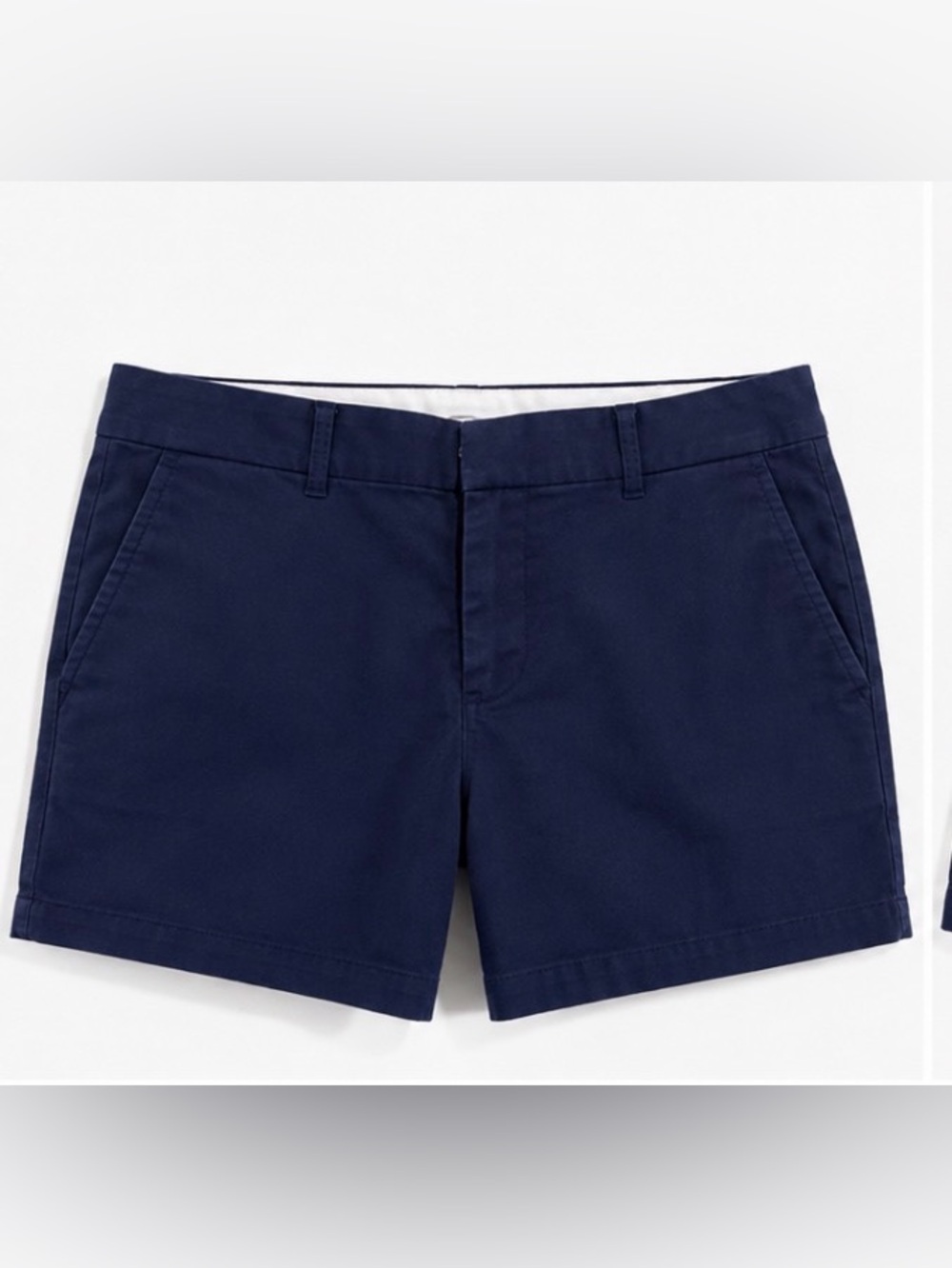 Vineyard Vines Navy Blue Chino Shorts Size 8 Stretch Cotton Classic Preppy
